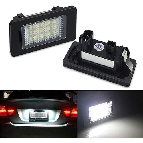 Lot De 2 Feux De Plaque D'immatriculation 24 Led Pour E81, E82, E90, M3, E92, E70, E39, F30, E60, E61, E93, 6000k