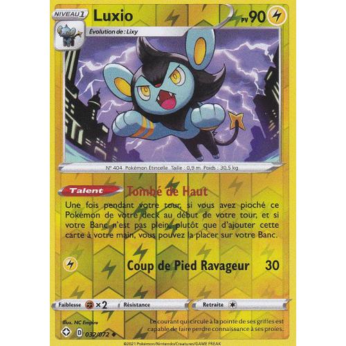 Carte Pokemon - Luxio - Reverse - 032/072 - Épée Et Bouclier 4,5 - Destinées Radieuses