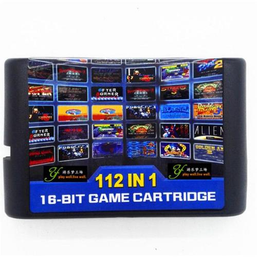 Nouveauté Collection De Jeux Chauds 112 En 1 Pour Carte De Jeu 16 Bits Pour Sega Mega Drive Md Pour Megadrive