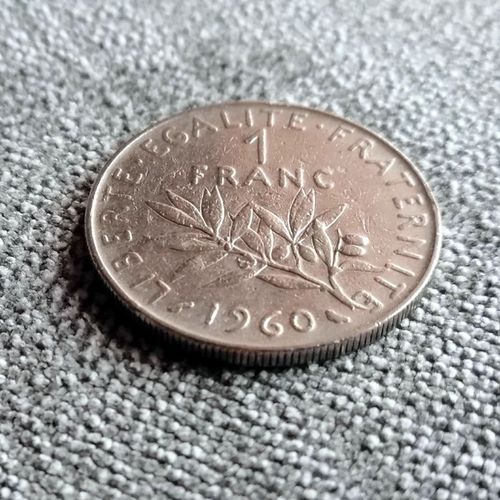 1 Franc 1960 Semeuse Nickel - Monnaie En Franc.