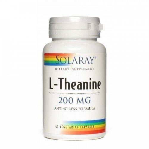 Solaray L Theanine 200 Mg 45 Vcaps 
