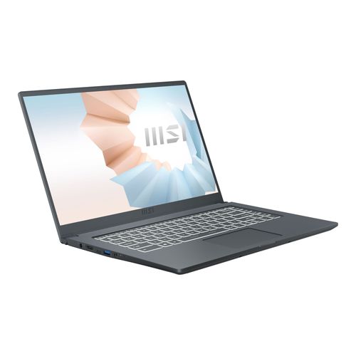 MSI Modern 15 A10M-635FR - Core i5 I5-10210U 8 Go RAM 256 Go SSD Noir