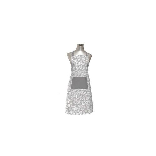 Tablier Pur Coton 60x80 Cm Vintage Gris, Par Soleil D'ocre