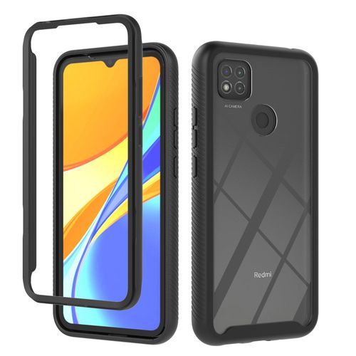 Xiaomi Redmi 9c Housse Etui Coque De Protection (3en1) [Noir]