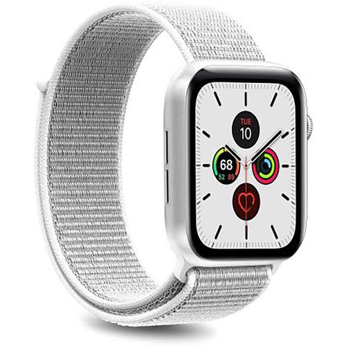 Puro - Bracelet De Montre Pour Montre Intelligente - 130 - 200 Mm - Blanc - Pour Apple Watch Hermès Series 7, Hermès Series 9, Nike Series 7, Series 10, Series 8, Series 9