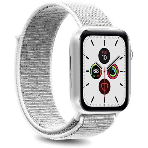 Bracelet Nylon Sport Pour Apple Watch 42-44mm Taille Unique 42 À 45mm Blanc Puro
