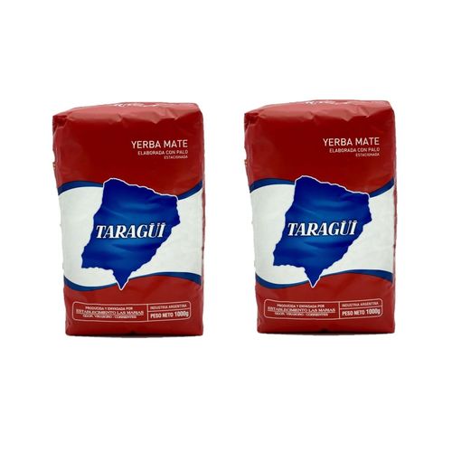 Lot 2x Yerba Maté - Taragui - Paquet 1kg