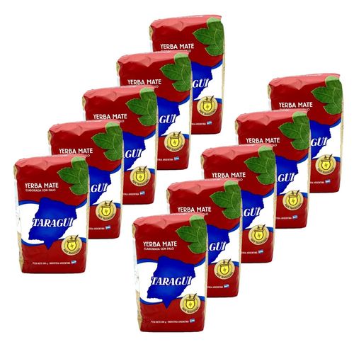 Lot 10x Yerba Maté - Taragui - Paque 500g