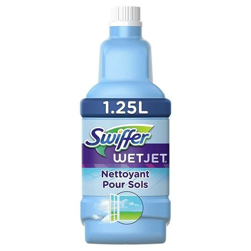 LOT DE 3 - Swiffer WetJet Solution Nettoyante Pour Balai Spray 1,25 L