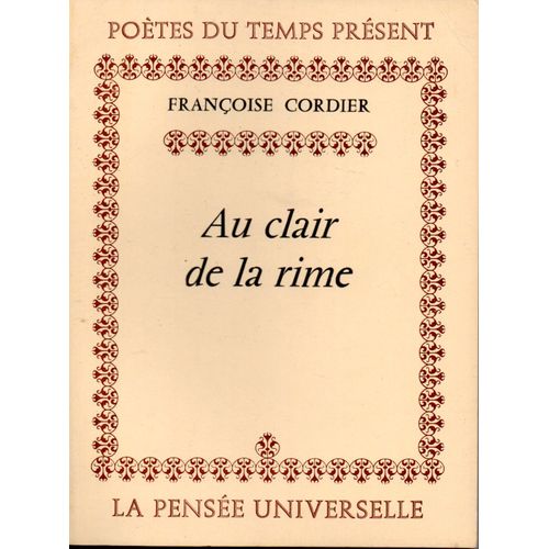 Au Clair De La Rime