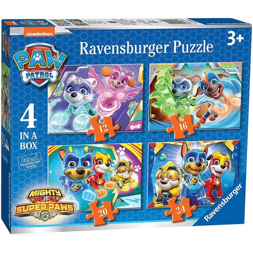 4 Puzzles - Pat Patrouille - 12, 16, 20 Et 24 Pièces