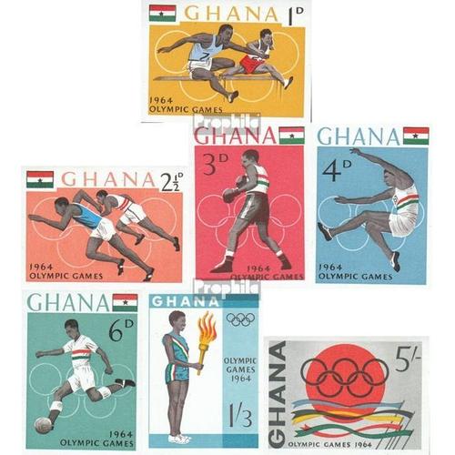 Ghana 188b I-194b I (Complète.Edition.) Neuf Avec Gomme Originale 1964 Olympia