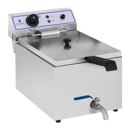 Friteuse Électrique Professionnelle Restaurant 1 X 17 Litres Appropriée Pour Le Poisson Helloshop26 14_0001778