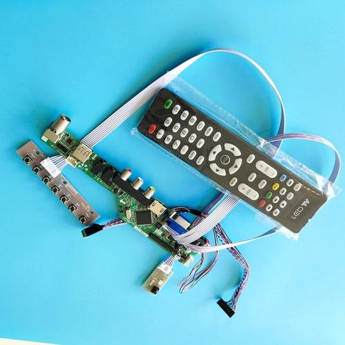 Kit pour LP156WH3(TL)(S1) HDMI USB télécommande VGA 15.6 ""TV AV 40 broches LVDS carte de contrôle, panneau d'affichage LCD LED 1366X768