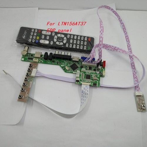Pour LTN156AT37 1366X768 panneau écran AV contrôleur carte kit HDMI EDP TV LCD Audio USB VGA LED 2019