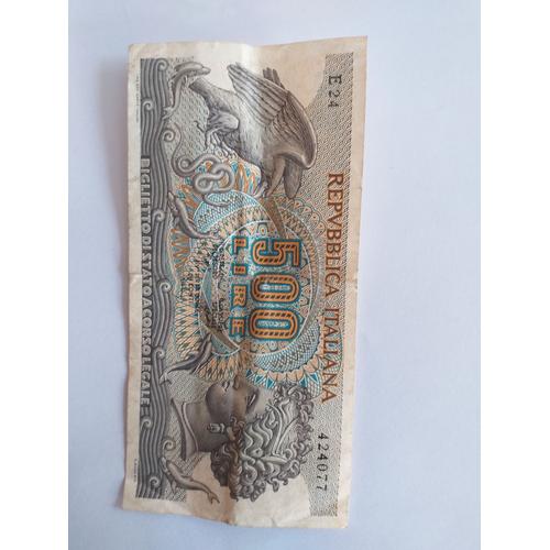 Billet 500 Lire 1966