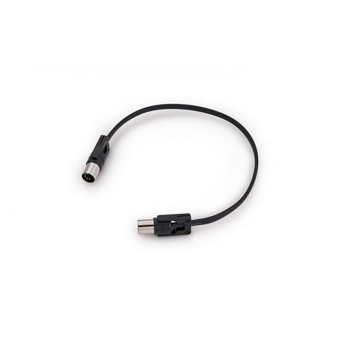 Rockboard Câble Midi Flax Plug - 30 Cm - Noir