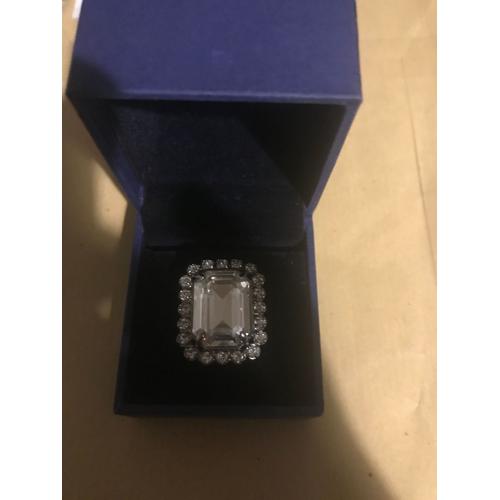 Swarovski By Shourouk Square Bague Taille 55 Rakuten