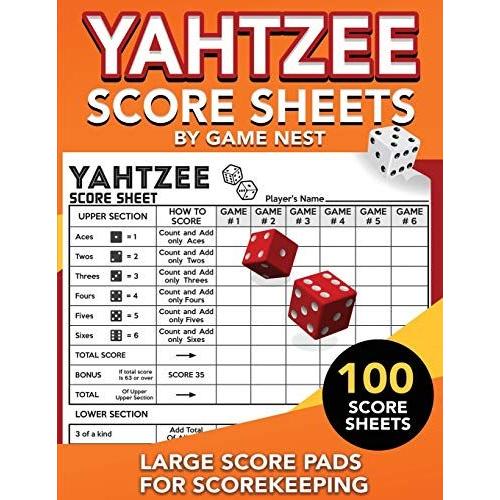 Yahtzee Score Sheets