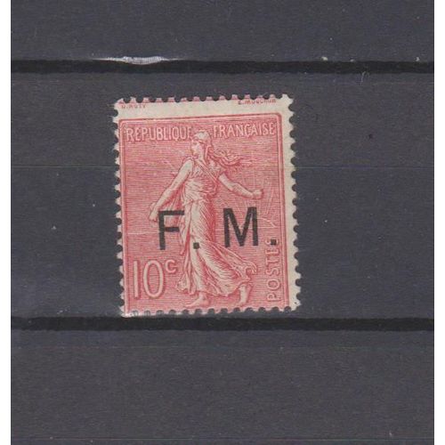 France Fm N° 4 Timbre Fm Neuf* De 1906 Cote : 45 