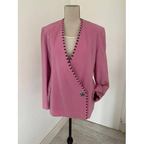 Veste Croisee Marque Infinitif Taille 40/42 Cachemire Rose