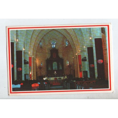 Carte Postale Interior Dela Catedral Primada De America, Santo Domingo, Rep. Dominicana, Maxy's Foto, Foto Maximo Nin