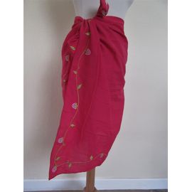 Du Pareil Au Meme Pareo Rose Brodé