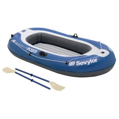 Sevylor Bateau Gonflable Caravelle Kk65 Kit - 2 Places - Bleu Et Blanc