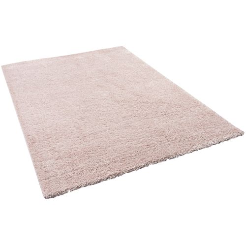 Pergamon Aloha - Tapis Shaggy À Poils Longs Rose 200x200 Cm