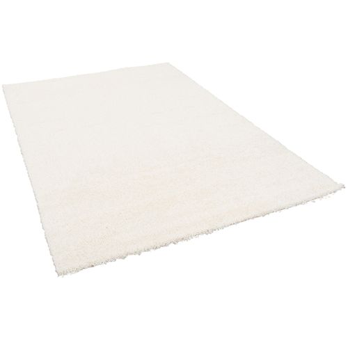 Pergamon Aloha - Tapis Shaggy À Poils Longs Blanc 200x200 Cm