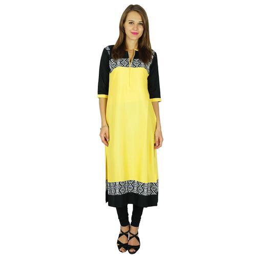 Phagun Kurti Coton Concepteur Bollywood Kurta Femmes Robe