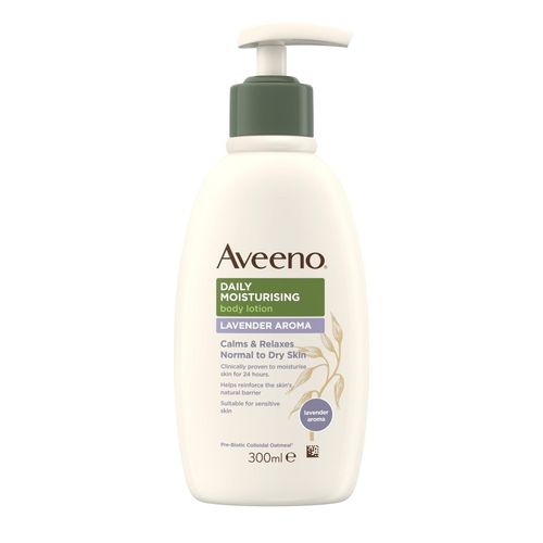 Aveeno Lotion Hydratante, Quotidienne Arome Lavande 300ml 