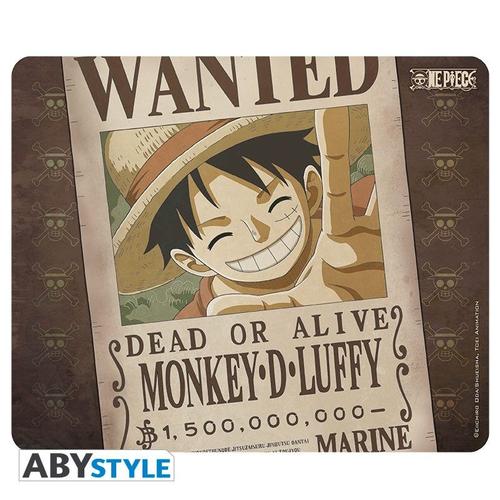 ONE PEICE - Luffy Wanted - Tapis de souris '23.5x19.5cm'