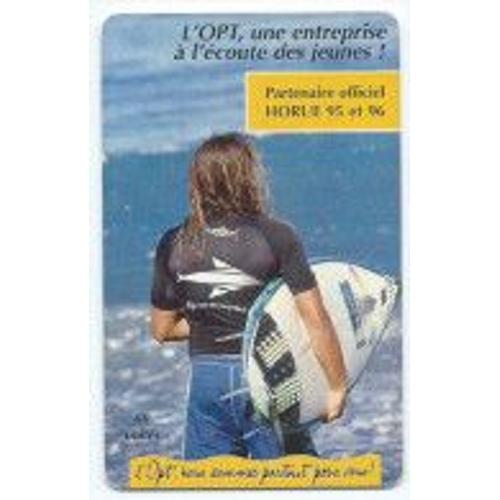 Télécarte Polynésie Française "Opt - Surfeur" 60 Unités Phonecote Pf48