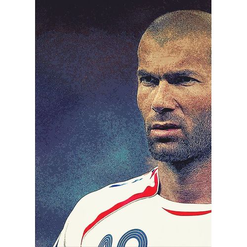 Canevas imprimer zinédine zidane=5632 Impression sur toile DIY installer 40x50cm
