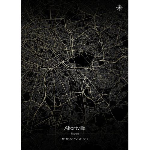 Canevas imprimer Alfortville=5883 Impression sur toile DIY installer 40x50cm