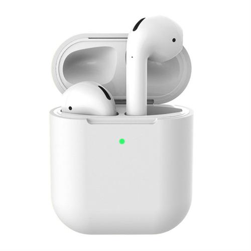 Gadgets Électroniques Housse De Protection En Silicone Anti-Perte Pour Étui Chargement Apple Airpods 2 Blanc