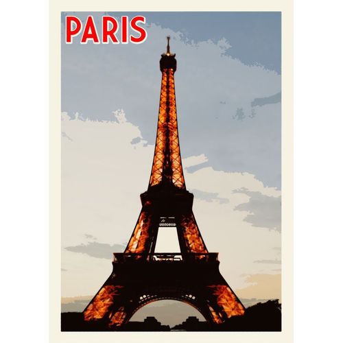 Canevas imprimer Paris Millésime=6986 Impression sur toile DIY installer 40x50cm