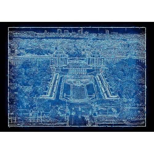 Canevas imprimer Trocadéro=7418 Impression sur toile DIY installer 40x50cm