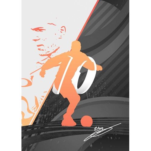 Canevas imprimer Zinédine Zidane - France=8660 Impression sur toile DIY installer 40x50cm