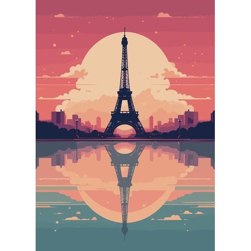 Canevas imprimer voyage à paris eiffel=8878 Impression sur toile DIY installer 40x50cm
