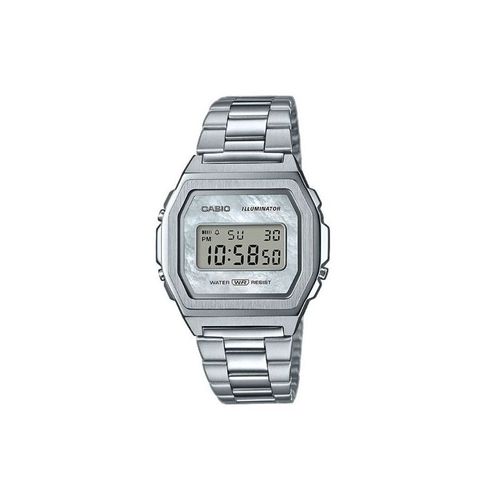 Casio Montre Argent Digital Femmes Casio Collection A1000d-7ef