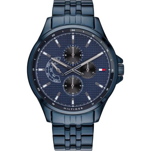 Tommy Hilfiger Montre Bleu Multi-Cadrans Hommes Shawn 1791618