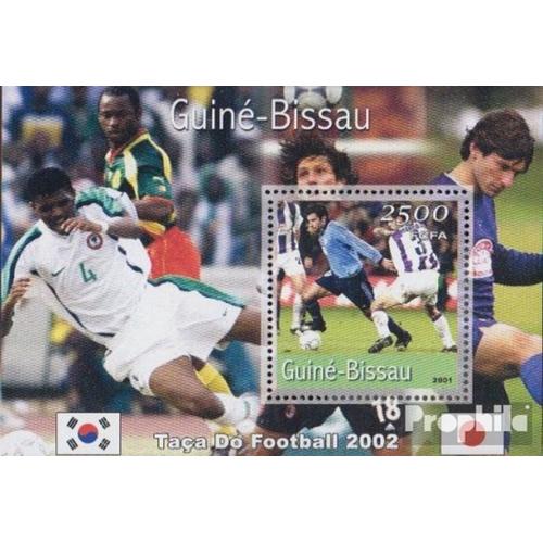 Guinée-Bissau Block315 Neuf Avec Gomme Originale 2001 Football-Wm 2002