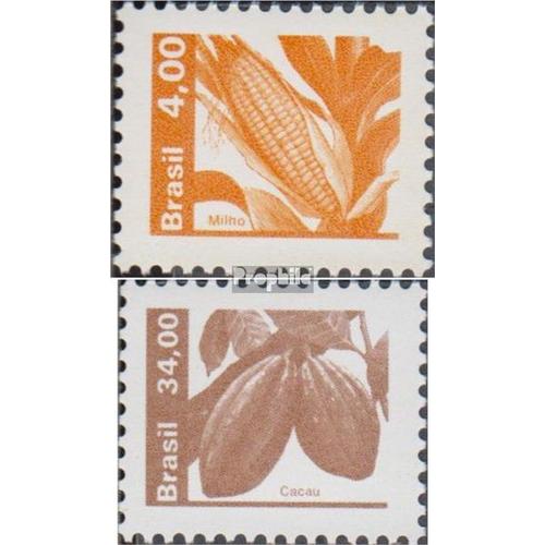 Brésil 1757-1758 (Complète.Edition.) Neuf Avec Gomme Originale 1980 Agricoles Produits