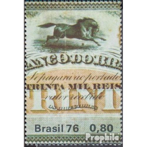Brésil 1569 (Complète.Edition.) Neuf Avec Gomme Originale 1976 Ouverture 1000. Filiale Le Banque