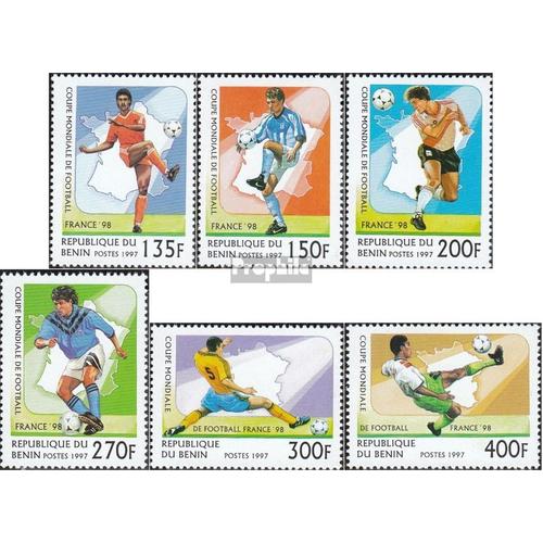 Bénin 919-924 (Complète Edition) Oblitéré 1997 Football-Wm ?98, France