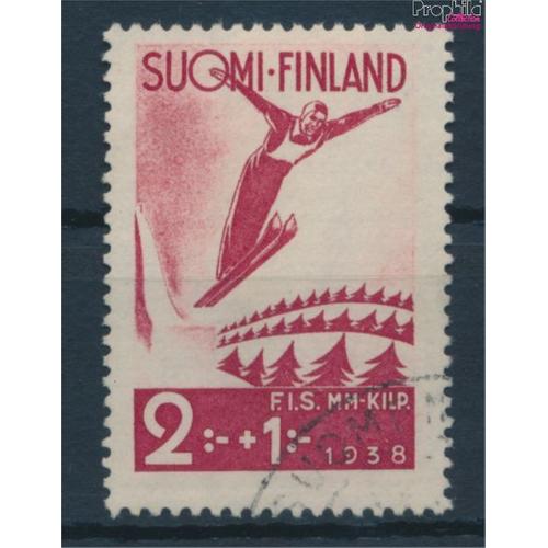 Finlande Mer.-No.: 209 Oblitéré 1938 Ski-Compétitions (9413805