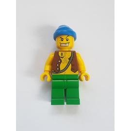 Lego Figurine Minifig Pirates bande rouge noir ceinture bandana scar pi161 NEUF 