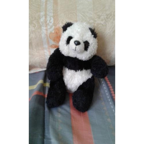 Peluche Panda Assis - 16 Cm